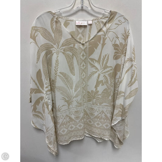 Tunic Short Sleeve By Belle By Kim Gravel In Cream, Size: S