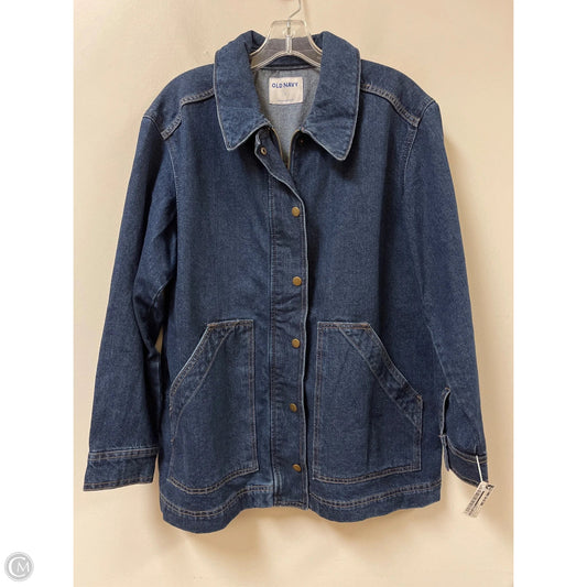 Jacket Denim By Old Navy In Blue Denim, Size: L