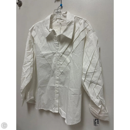 Blouse Long Sleeve By Heyson In White, Size: L