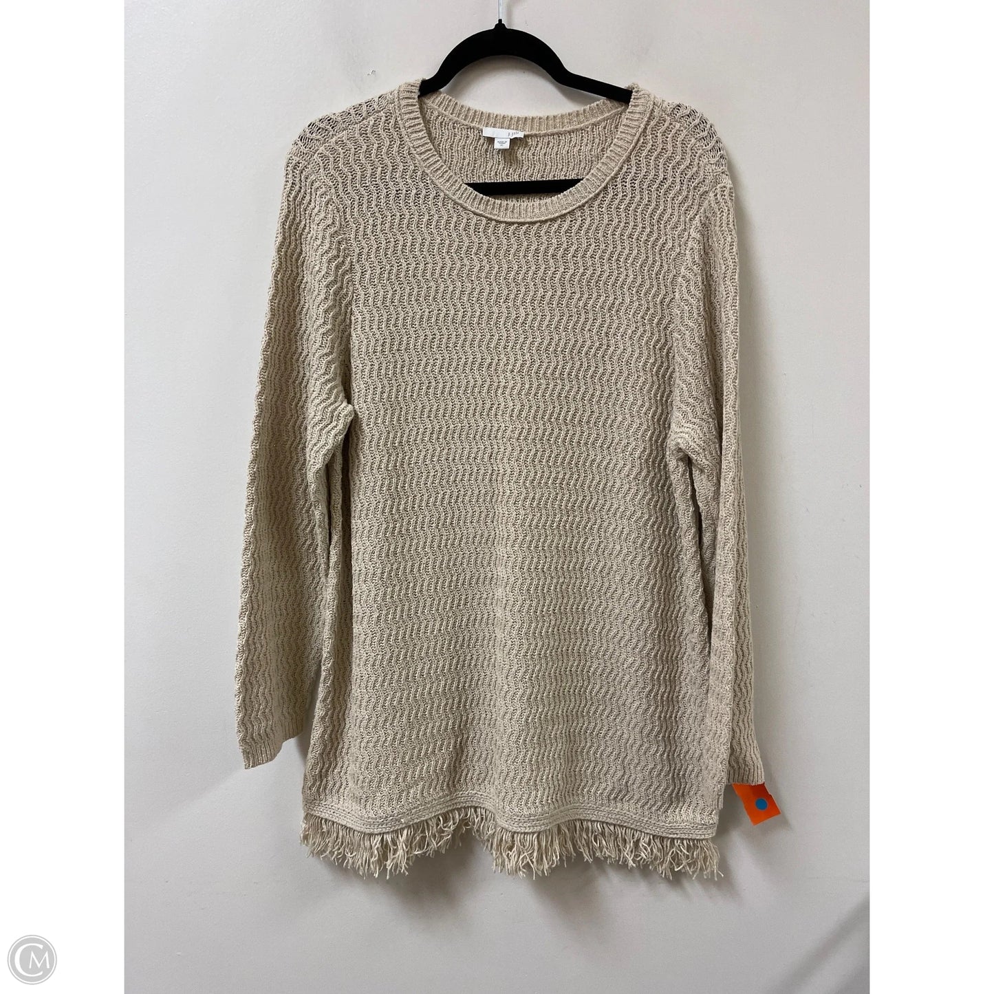 Tunic Long Sleeve By J. Jill In Cream, Size: Xl
