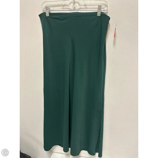 Skirt Maxi By Time And Tru In Green, Size: M