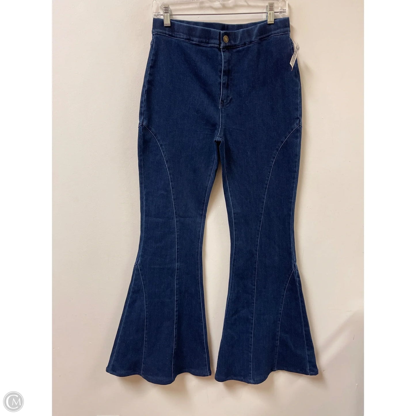 Jeans Flared By Entro In Blue Denim, Size: 12