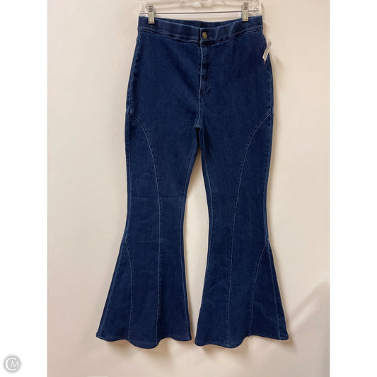 Jeans Flared By Entro In Blue Denim, Size: 12