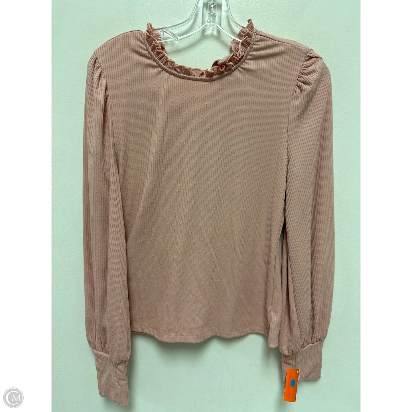 Top Long Sleeve By Lush In Pink, Size: L