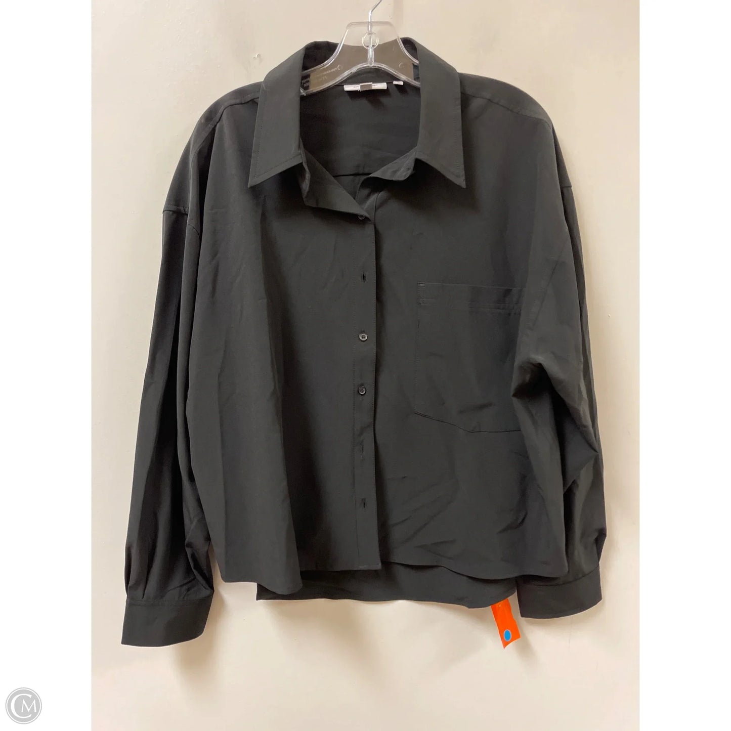 Blouse Long Sleeve By Chicos In Black, Size: 1x