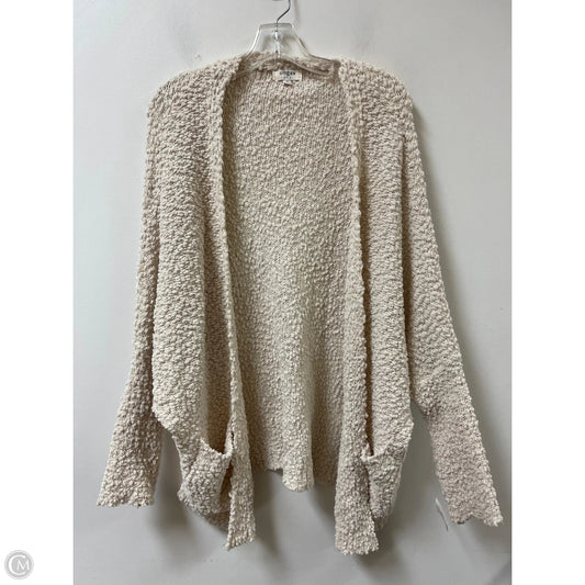 Sweater Cardigan By Umgee In Cream, Size: S
