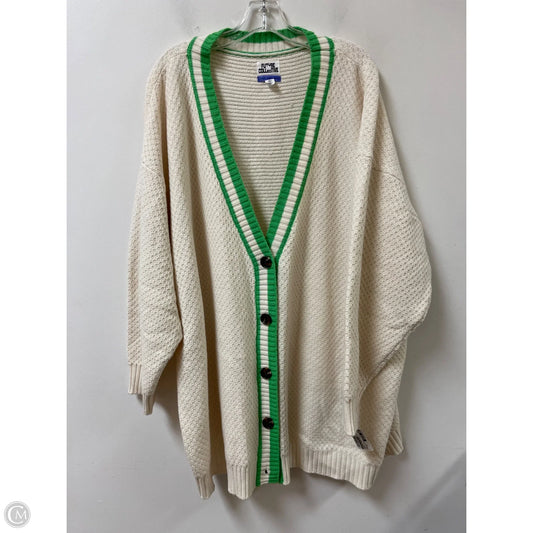 Sweater Cardigan By Future Collective In Cream, Size: 4x