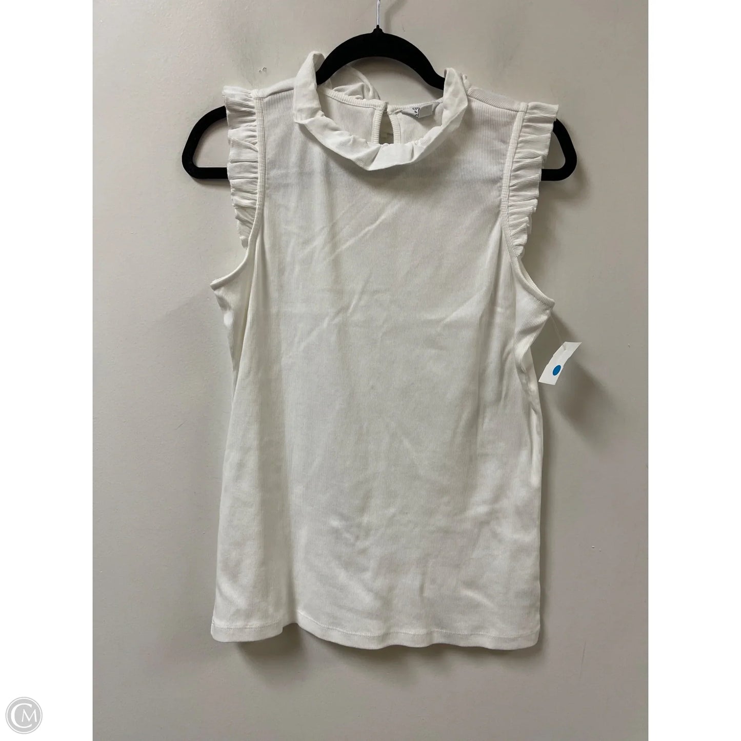 Top Sleeveless By Crown And Ivy In White, Size: L