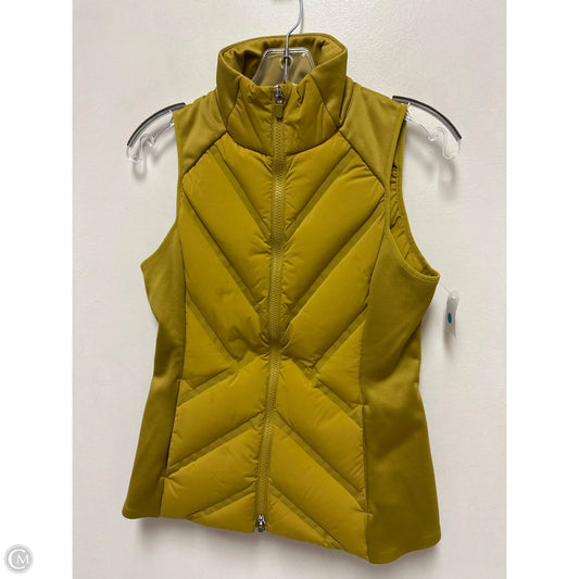 Vest Puffer & Quilted By Athleta In Yellow, Size: Xxs