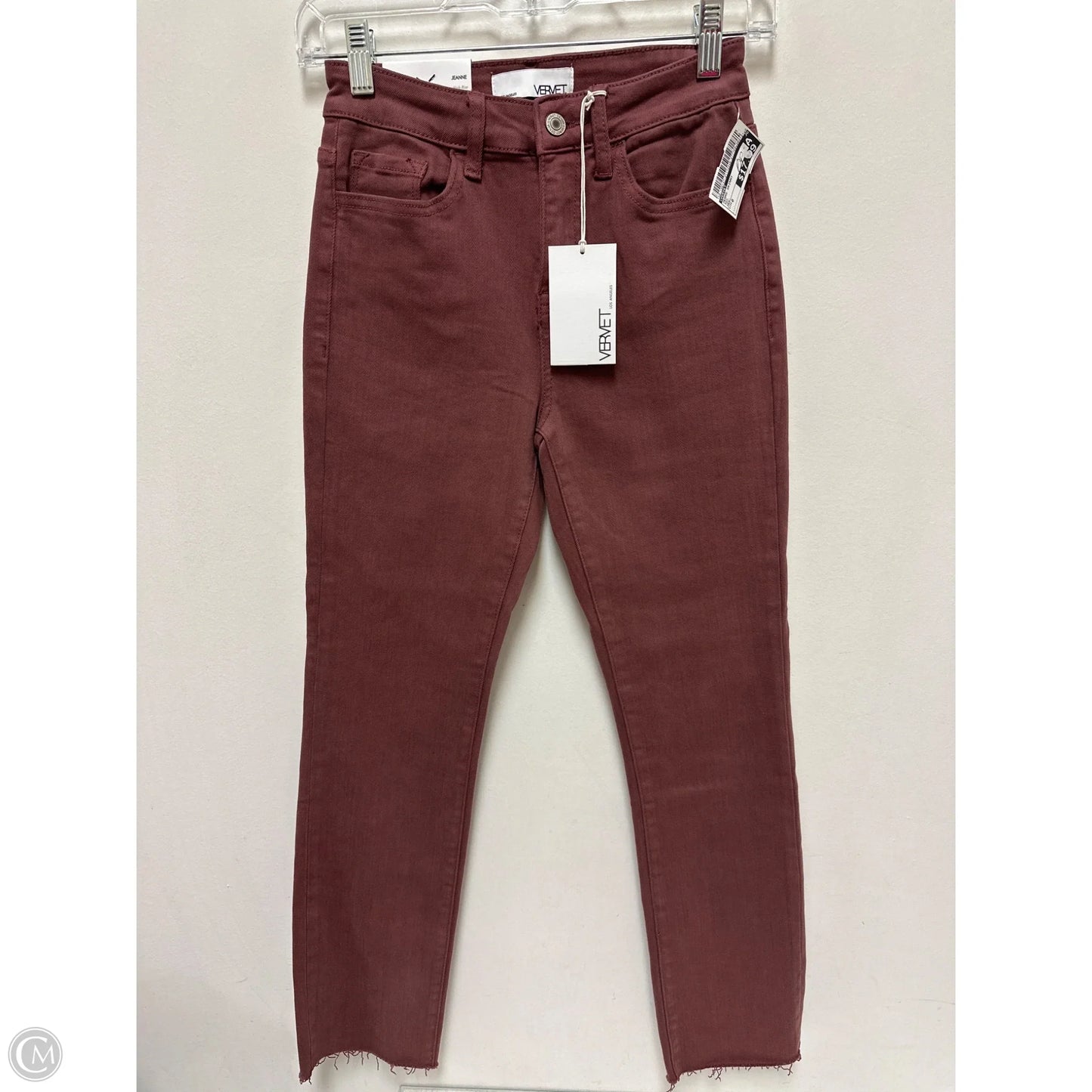 Jeans Skinny By Vervet In Red, Size: 0