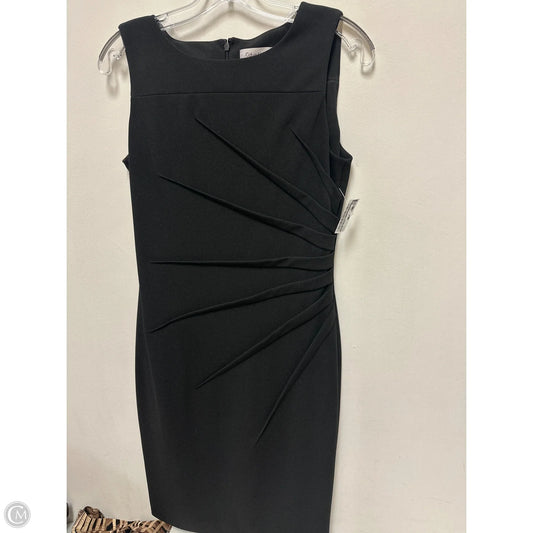 Dress Casual Midi By Calvin Klein In Black, Size: S