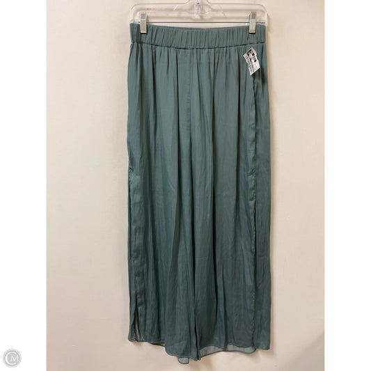 Pants Wide Leg By Grade & Gather In Green, Size: S
