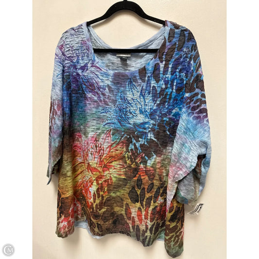 Top Long Sleeve By Catherines In Multi-colored, Size: 2x