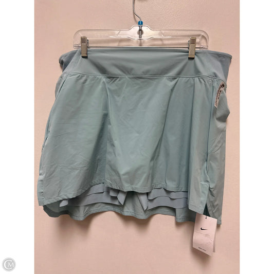 Athletic Skort By Nike Apparel In Blue, Size: 1x
