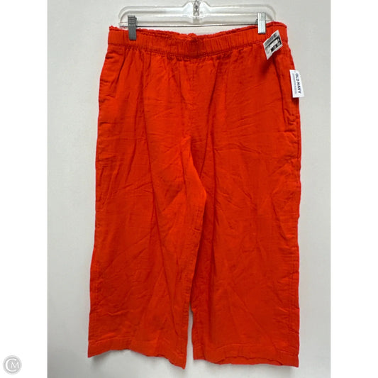 Pants Linen By Old Navy In Orange, Size: 12p