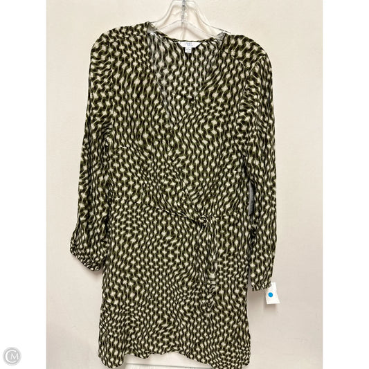 Dress Casual Midi By Time And Tru In Green, Size: L