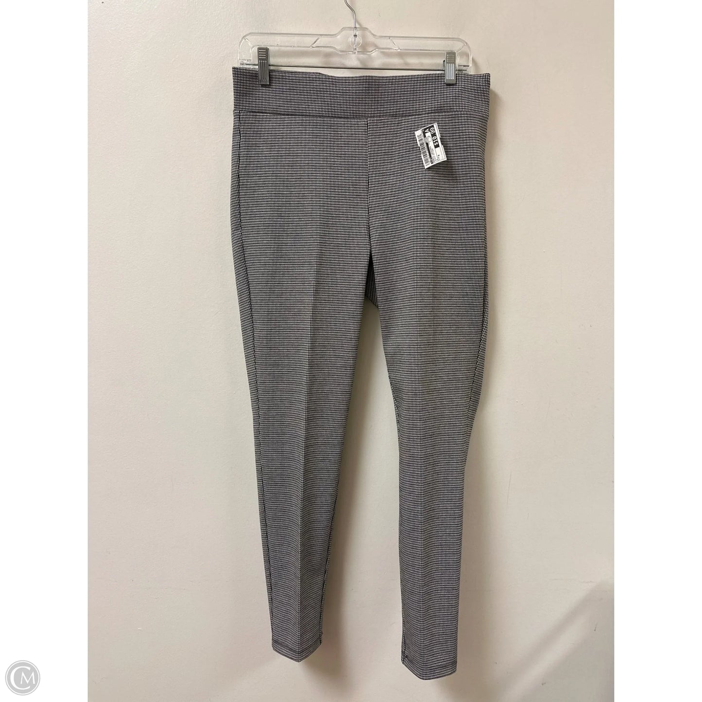 Pants Leggings By Loft In Plaid Pattern, Size: 8
