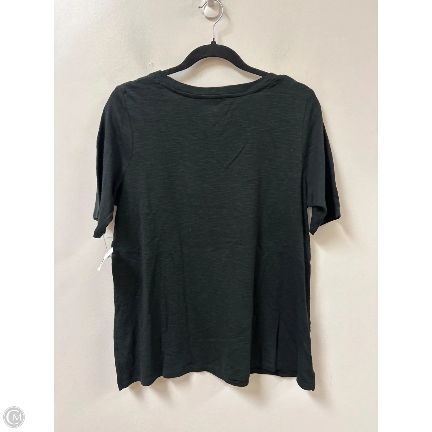 Top Short Sleeve By J. Jill In Black, Size: L