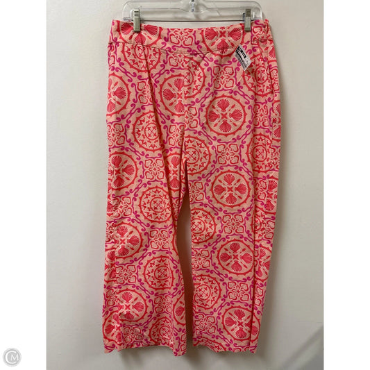 Pants Linen By Crown And Ivy In Pink, Size: 10