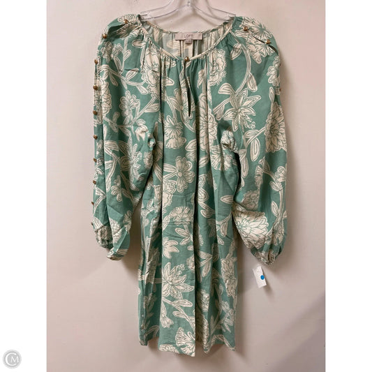 Dress Casual Midi By Loft In Green, Size: Xs