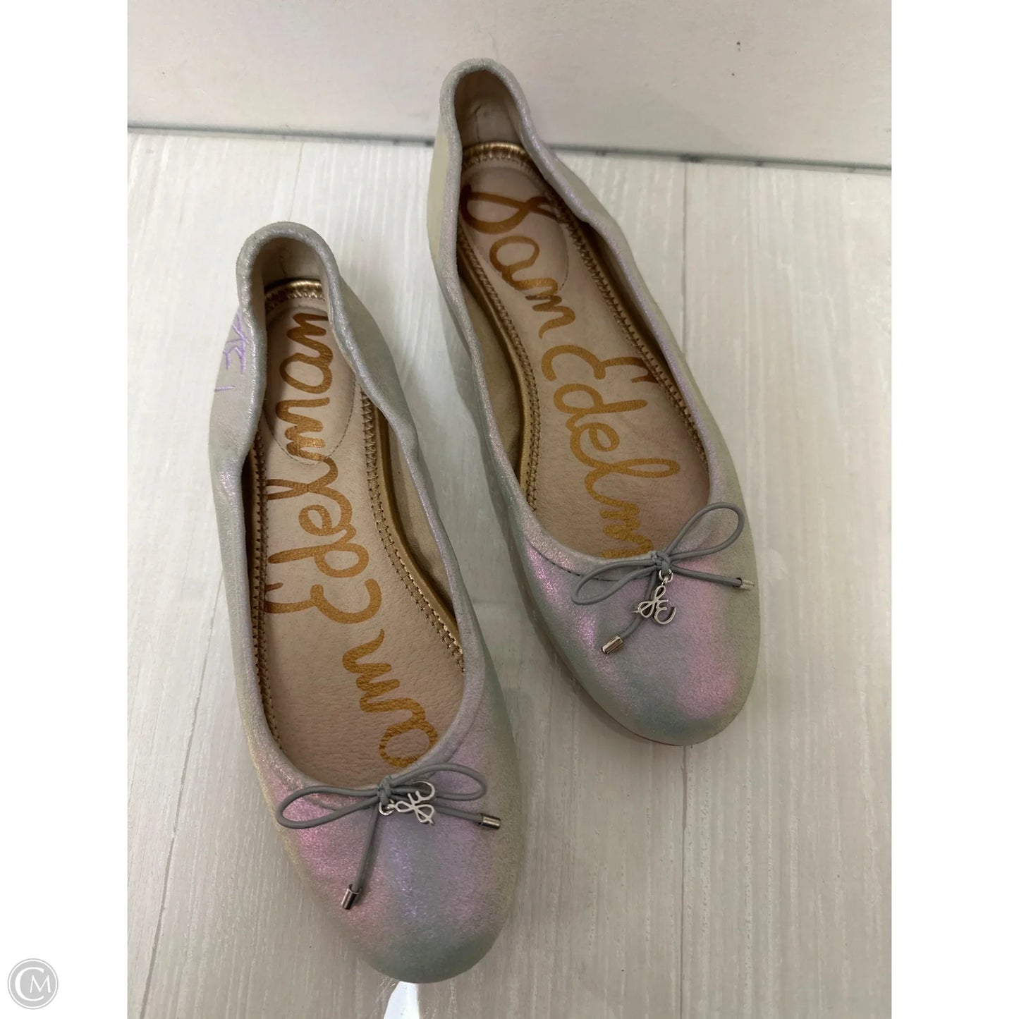 Shoes Flats By Sam Edelman In Silver, Size: 7