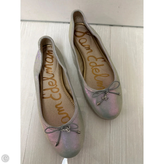 Shoes Flats By Sam Edelman In Silver, Size: 7