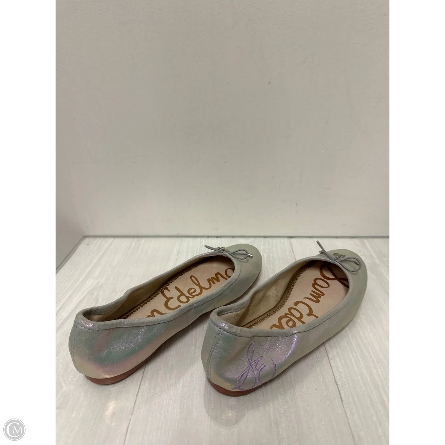 Shoes Flats By Sam Edelman In Silver, Size: 7