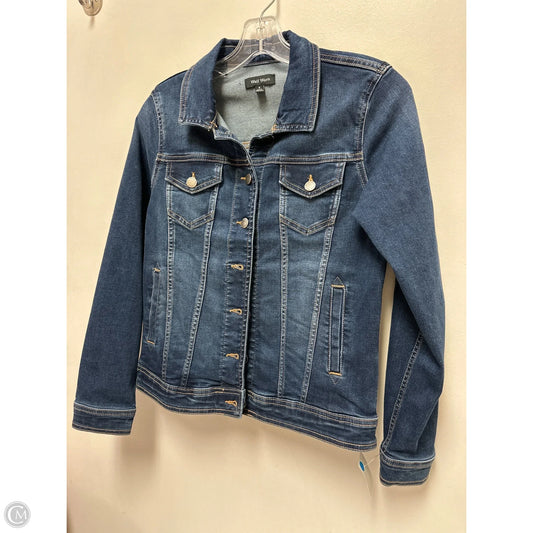 Jacket Denim By Well Worn In Blue Denim, Size: S