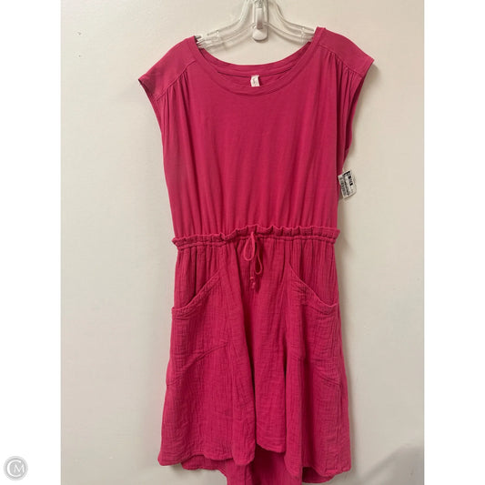 Dress Casual Midi By Daily Practice By Anthropologie In Pink, Size: M