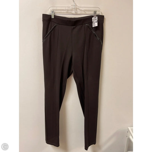 Pants Leggings By Rafaella In Brown, Size: 12