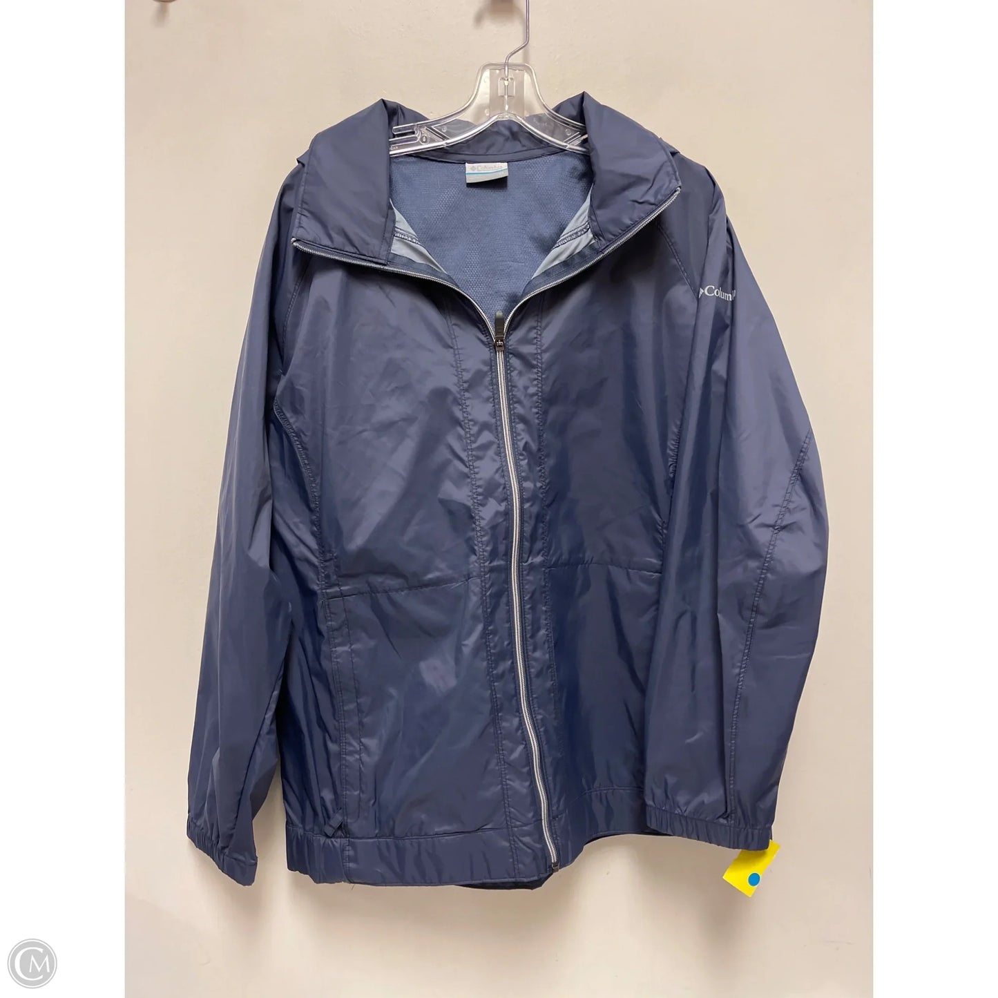 Jacket Windbreaker By Columbia In Blue, Size: 1x