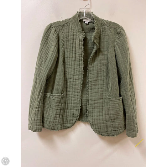 Sweater Cardigan By J. Jill In Green, Size: Xs