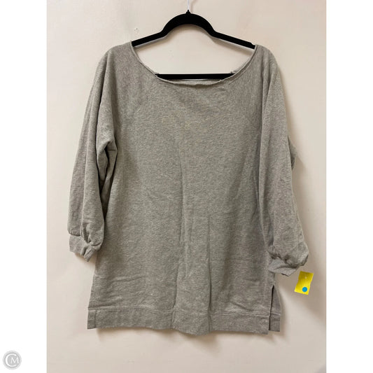 Tunic Long Sleeve By Anthropologie In Grey, Size: S