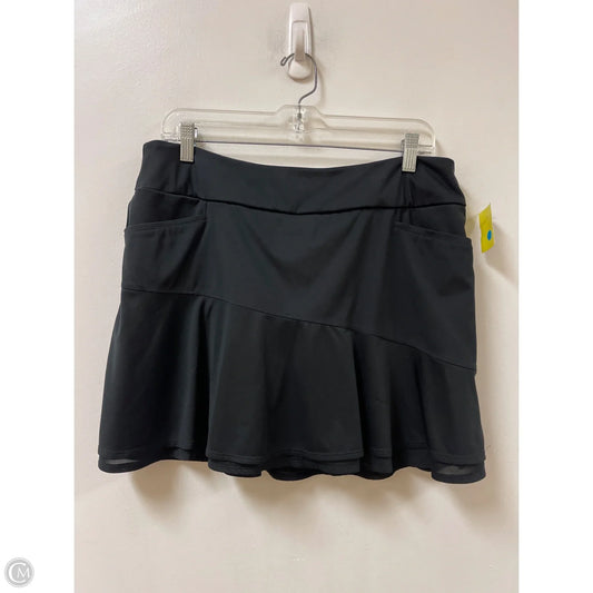 Athletic Skort By Adidas In Black, Size: L