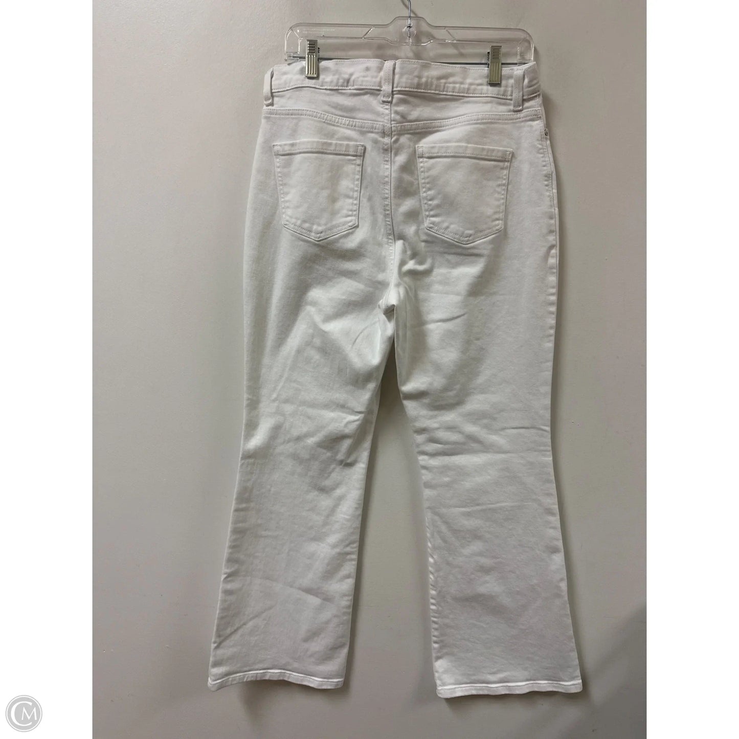 Jeans Flared By Gloria Vanderbilt In White, Size: 12