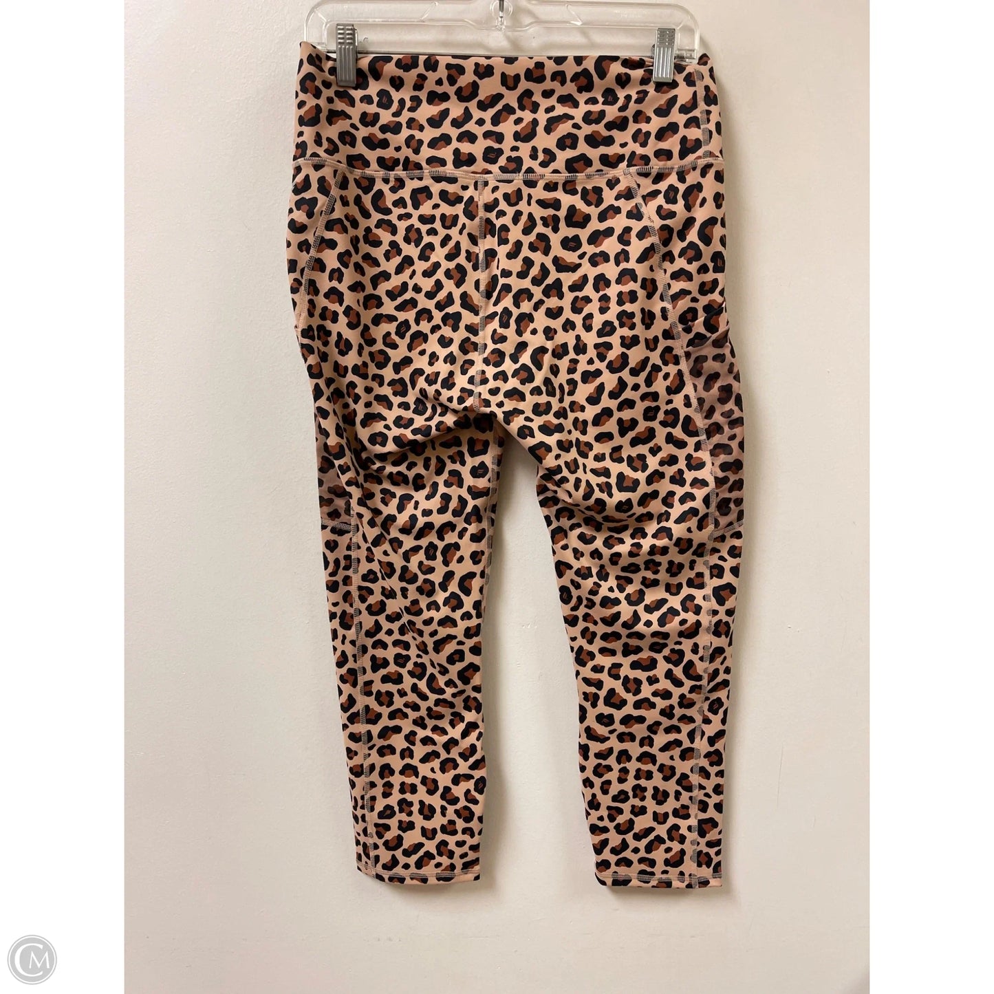 Athletic Leggings By Fabletics In Animal Print, Size: L