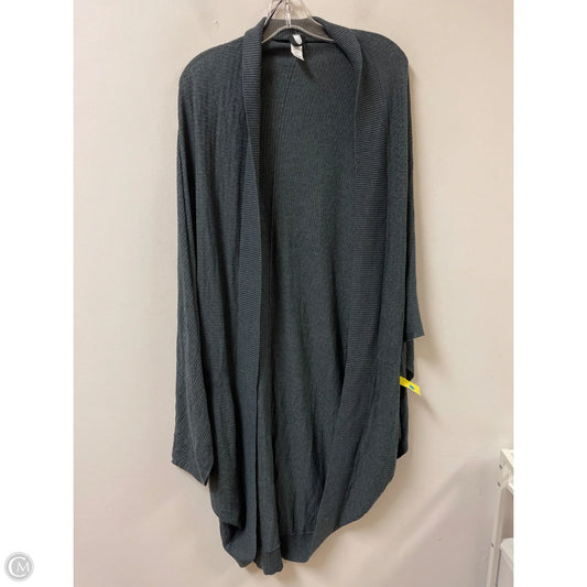Sweater Cardigan By Lululemon In Grey, Size: Osfm