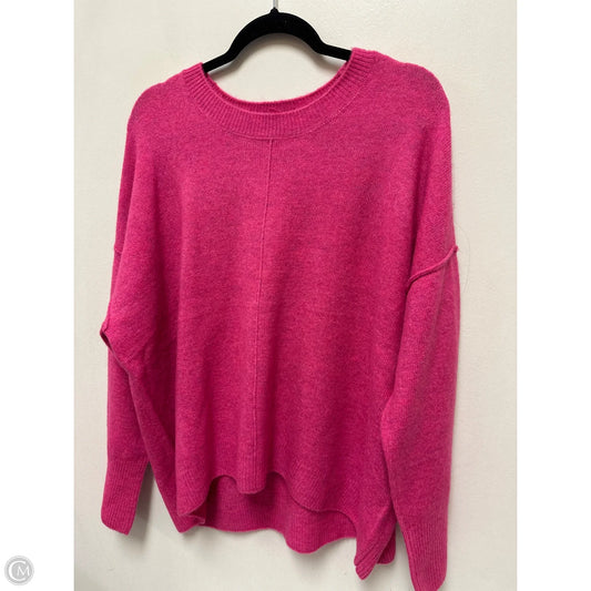 Sweater By Vince Camuto In Pink, Size: Xl
