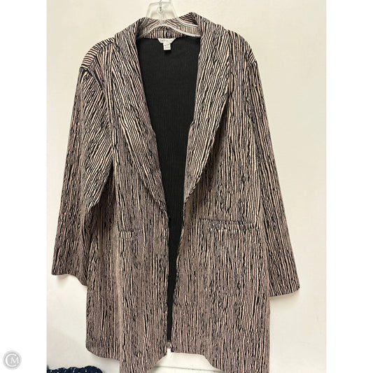 Coat Other By Cato In Brown, Size: 2x
