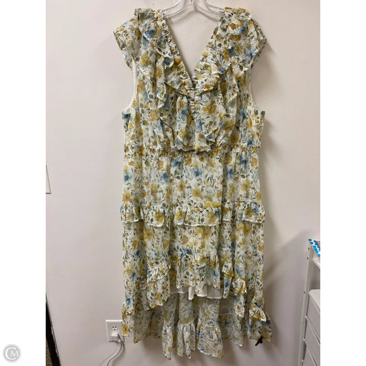 Dress Casual Maxi By Cma In Yellow, Size: 3x