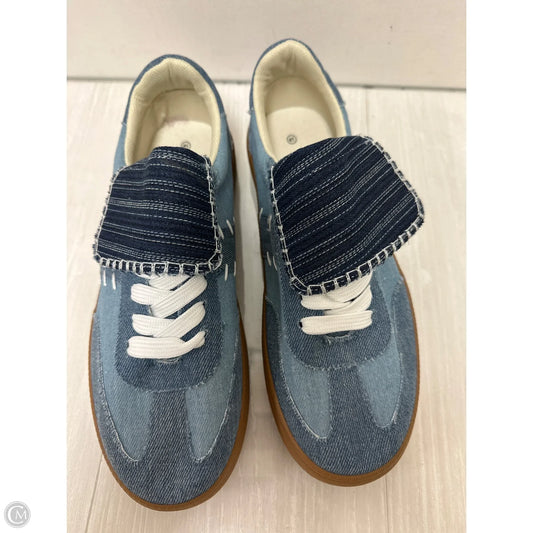 Shoes Sneakers By Clothes Mentor In Blue Denim, Size: 10.5