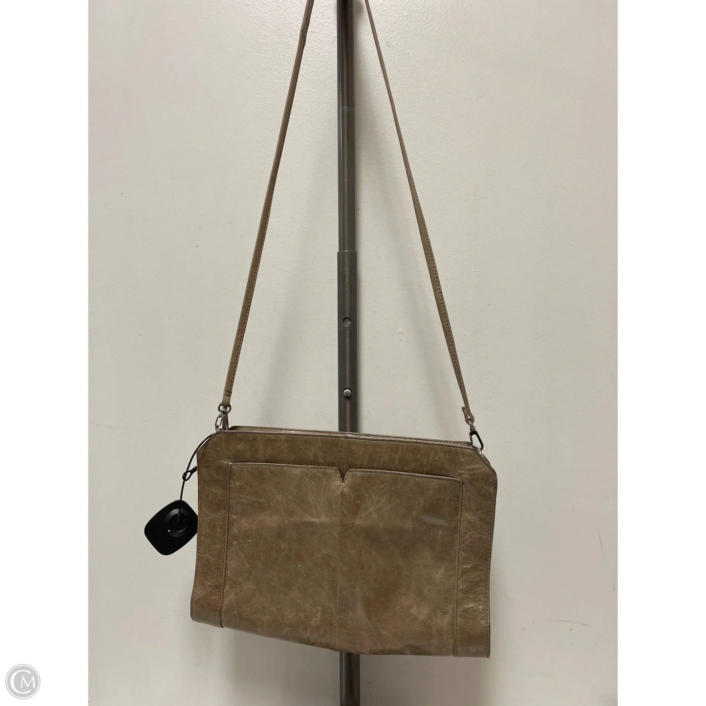 Handbag Leather By Hobo Intl, Size: Medium