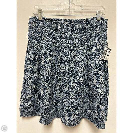 Skirt Mini & Short By J. Jill In Blue, Size: 10