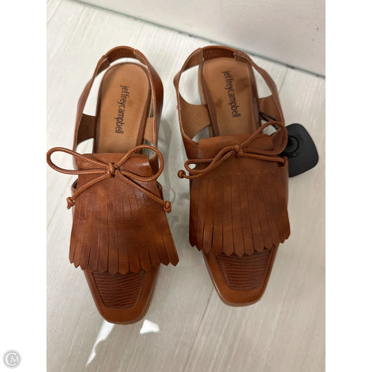 Shoes Flats By Jeffrey Campbell In Brown, Size: 6