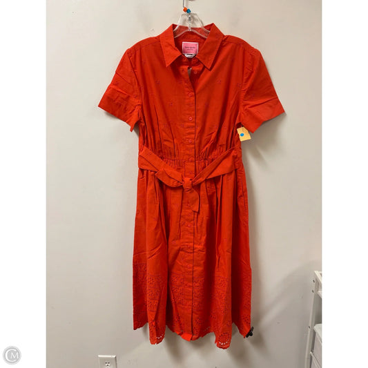 Dress Designer By Kate Spade In Orange, Size: M