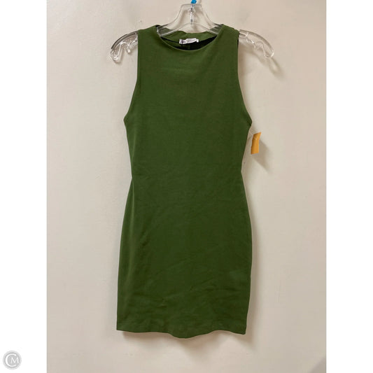 Dress Casual Midi By Zara In Green, Size: M