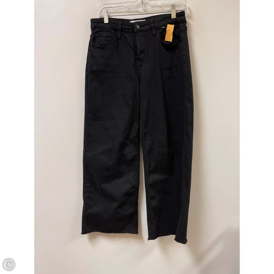 Jeans Straight By Vervet In Black, Size: 4