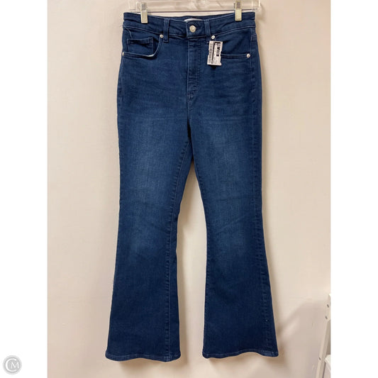 Jeans Boot Cut By Loft In Blue Denim, Size: 4