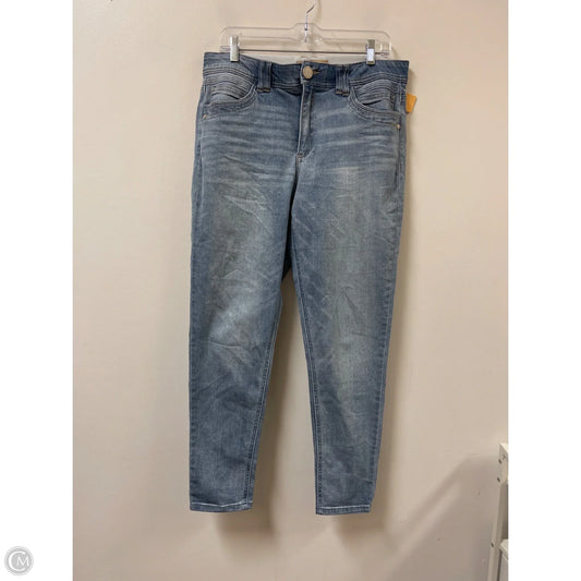 Jeans Skinny By Democracy In Blue Denim, Size: 12