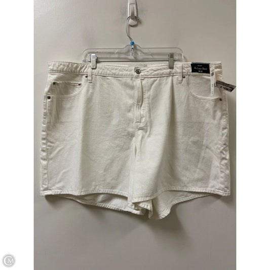 Shorts By Abercrombie And Fitch In White, Size: 22